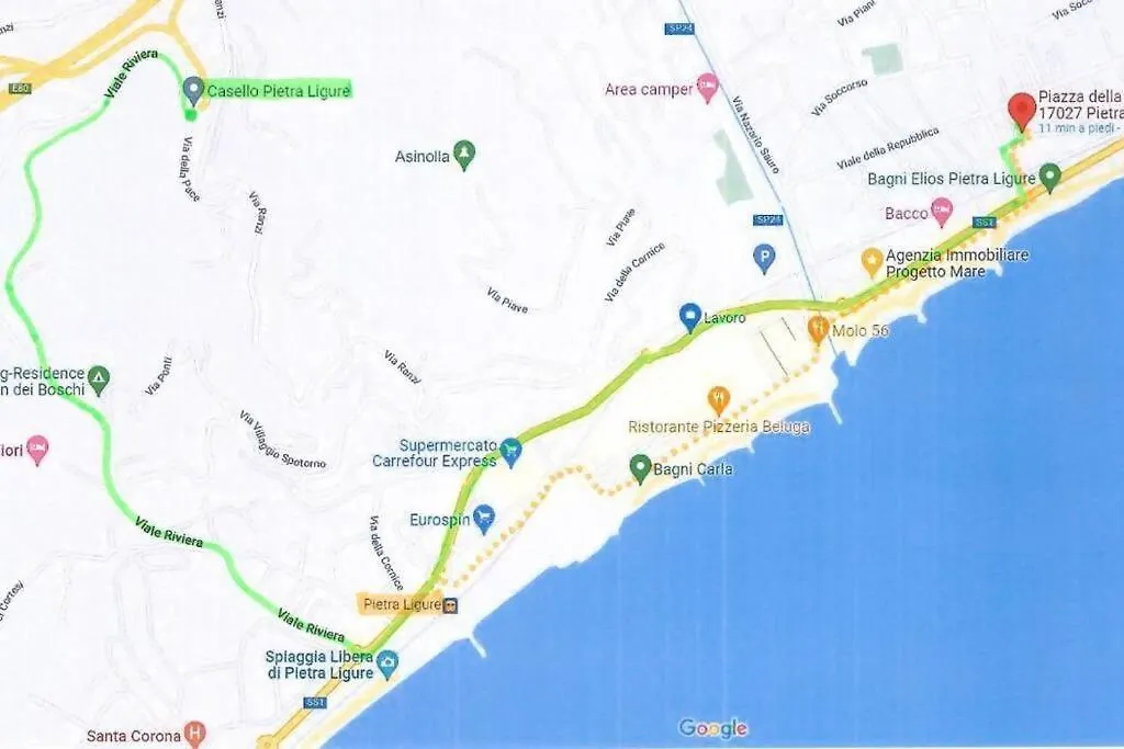 Tutto Intorno Mare Parcheggio Privato Negozi Apartment Pietra Ligure Italy